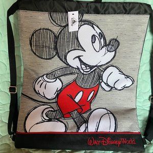 Disney Cinch Sack / Drawstring Backpack Mickey Mouse